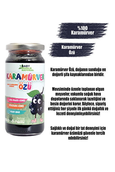 Baby World Natural Karamürver Özü 315 Gr