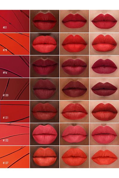 SEPHORA COLLECTION كريم الشفاه ستاين - أحمر شفاه مخملي غير ملطخ - أحمر شفاه سائل غير لامع