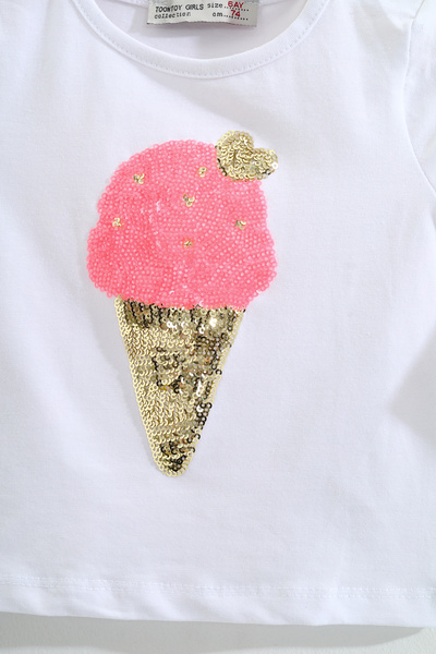 LC Waikiki Toontoy Girl's Sequin Skirt Set