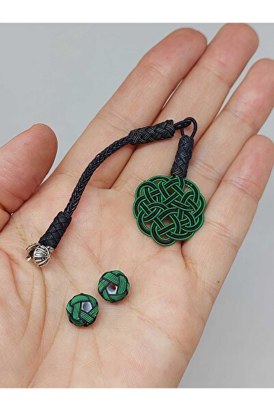 Yasamtohumu Мідні вироби ручної роботи Kazaz Püskül & 2 Habbeli Takım (55972)