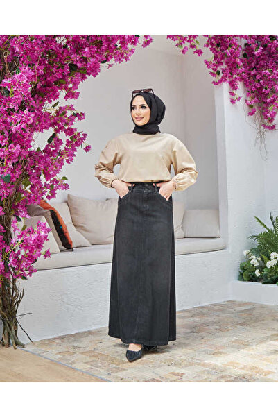 Neways 2266-Denim Etek Siyah