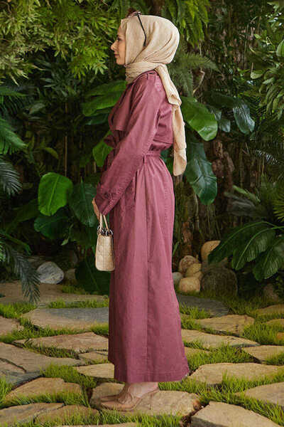 Neways 6458 Model Dusty Rose Trench Coat