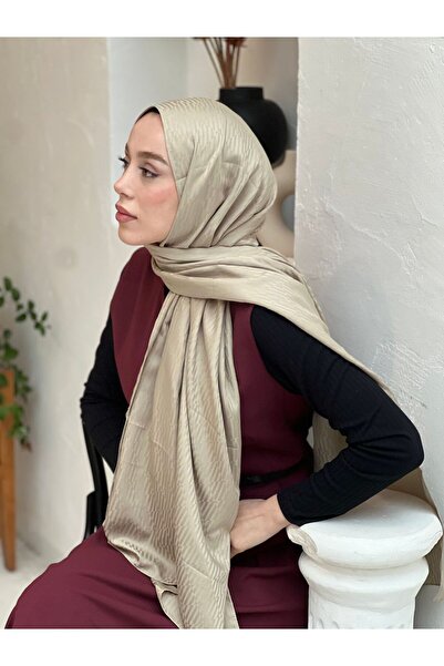 Modakaşmir Σάλι με μοτίβο Chevron σειράς Silky Jacquard