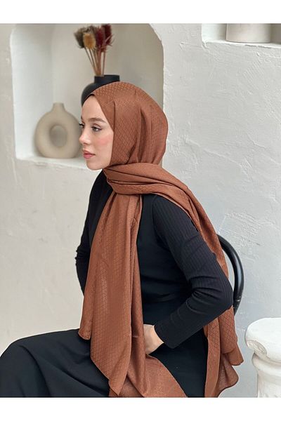 Modakaşmir شال بنمط إيقاع لؤلؤي من سلسلة الجاكار الناعمة