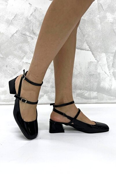 inizio Black Patent Leather Women's Shoes Ft750