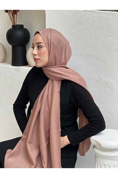 Modakaşmir Σάλι με μοτίβο μαργαριταριών σειράς Soft Jacquard
