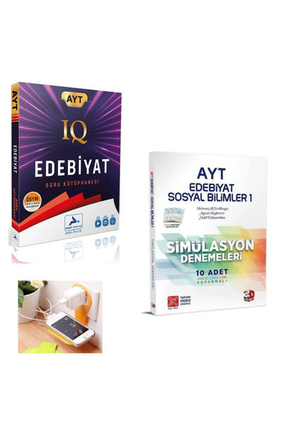 paraf yayınları AYT IQ Edebiyat+ 3D  Ayt Edebiyat Sosyal Bilimler 1 Simülasyo...