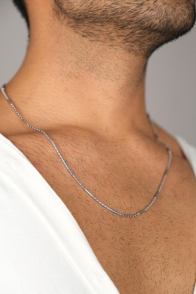 Jack Ferrero Men's Luxury Steel Necklace