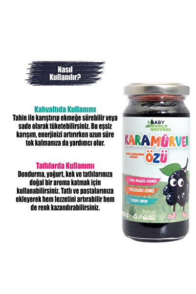 Baby World Natural Karamürver Özü 315 Gr