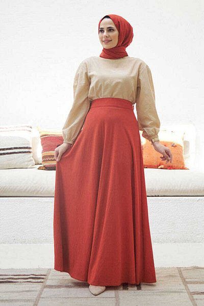 Neways Ancelina 2270 Mevlana Cinnamon Skirt