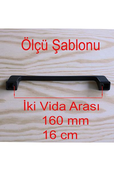 Badem10 10 bucăți Berra 160 mm mobilier din metal negru sertar bucătărie dulap dulap mâner mâner