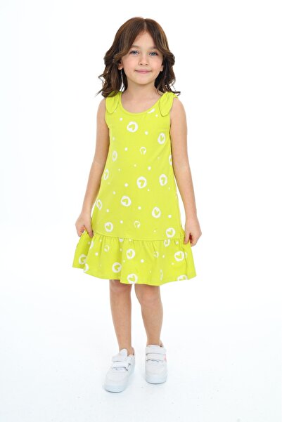 Toontoy Rochie pentru fetiță cu imprimeu inimă