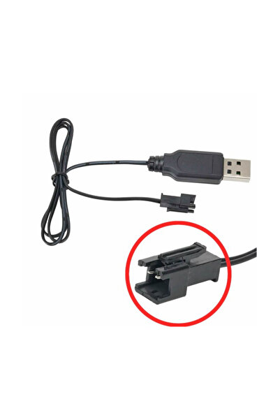 Genel Markalar 3.7V / 3.6V Lityum Pil Usb Şarj Kablosu JST SM-2P Soket