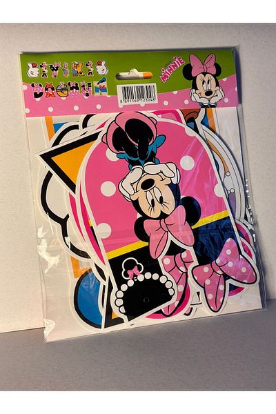 Cadde Süs Στολίδι 3D Banner με θέμα το Minni Mouse