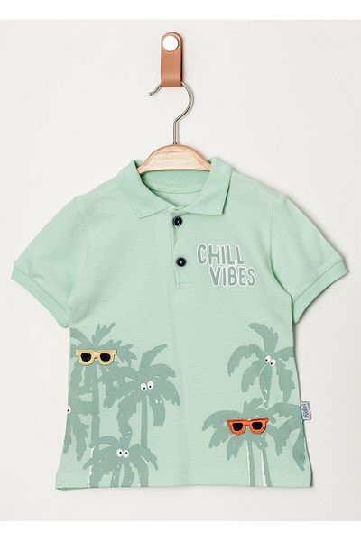Chicsy Baby Lakos Style Palm Print Adjustable Short Sleeve Shorts Set for Kids and Baby