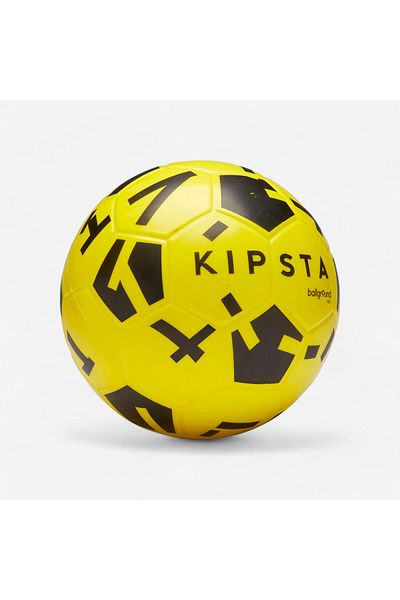Decathlon Football Ball - Size 4 - Yellow / Black - Ballground 500