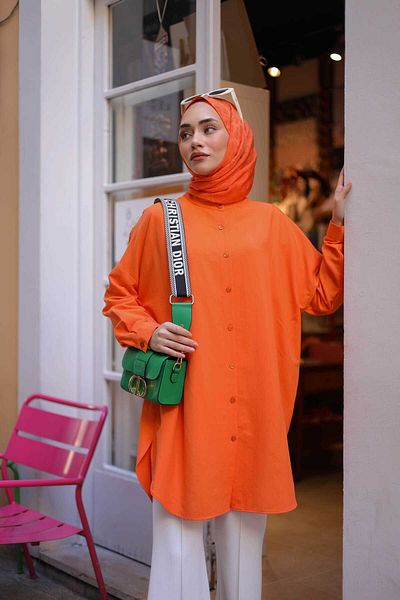 Lamazi Veil Ada Buttoned Tunic Shirt