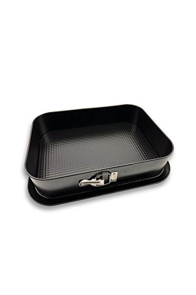KAUFMANN Classic Dikdörtgen Kelepçeli Kek Kalıbı 34x24-Karbon çelik, yapışmaz...