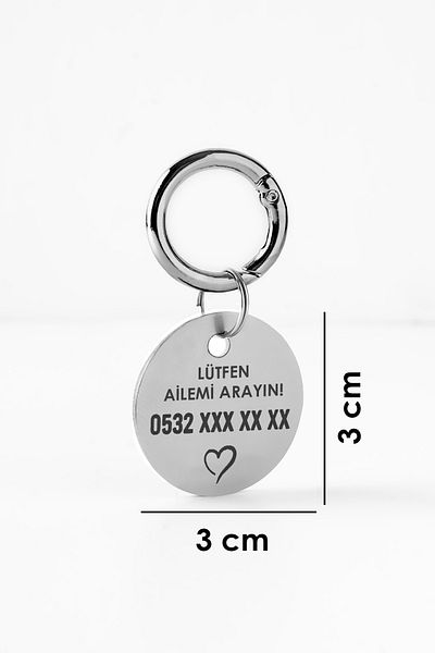 pasiole Metal and Leather Dog Tag - Name Tag, Collar and Medallion