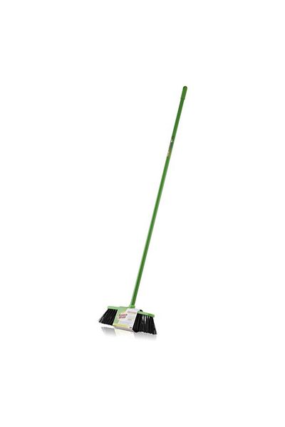 Scotch Brite Outdoor Broom with Stick Green and Black
