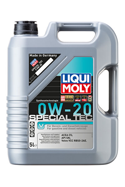 Liqui Moly MOTOR YAĞI 0W-20 SPECİAL TEC (5 Litre) VOLVO 20632