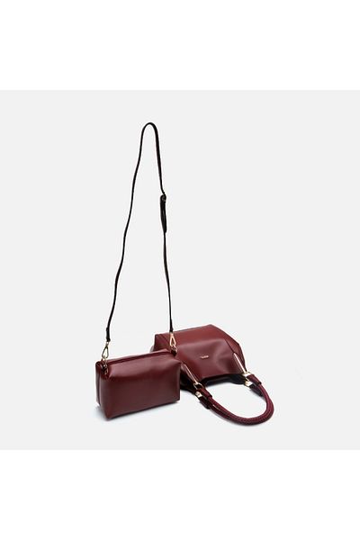 Hotiç Burgundy Women's Bag