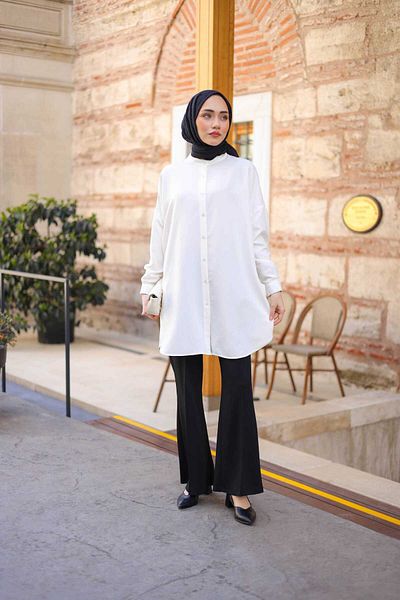 Lamazi Veil Ada Buttoned Tunic Shirt