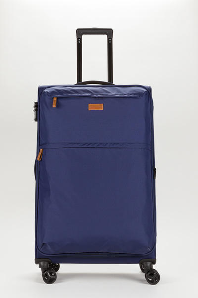 Fossil Unisex  Ekstra Hafif Mavi Kumaş Büyük Boy Valiz