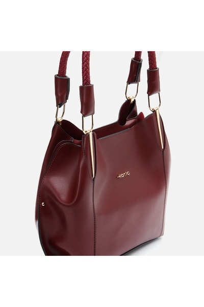 Hotiç Burgundy Women's Bag