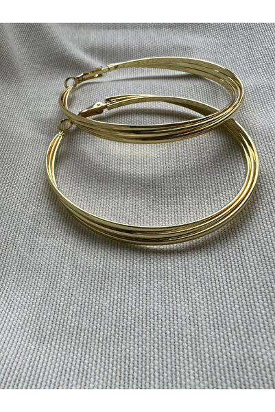 bijuxbymrv Asimetrik Büyük Halka Küpe