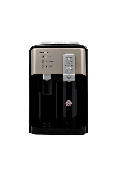 KRYPTON Table Top Dispenser-KNWD6380|Hot & Normal Water Taps|Stainless Steel Water Tank