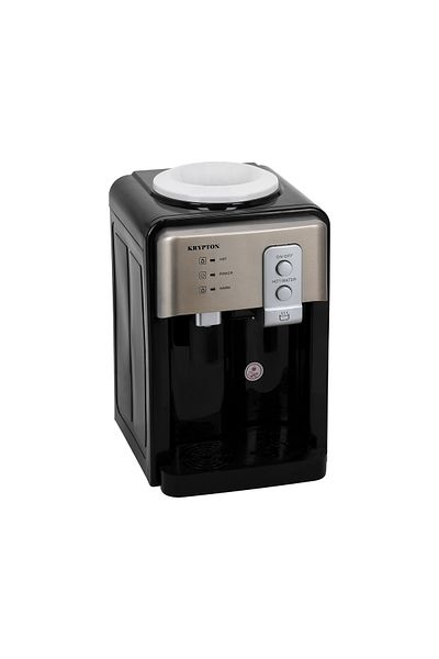 KRYPTON Table Top Dispenser-KNWD6380|Hot & Normal Water Taps|Stainless Steel Water Tank