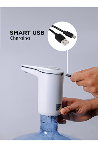 Olsenmark Rechargeable Water Pump OMWP1853 Simple Installation dispenser Pump for 5L, 10L, 19L Bottles