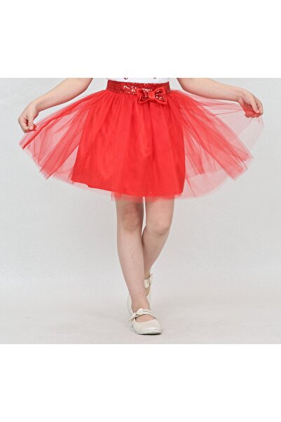 nacar çarşı Kız Çocuk pul Detaylı Fiyonklu Tül kloş Tütü Etek 23 nisan 29 ekim 10 kasım gösteri