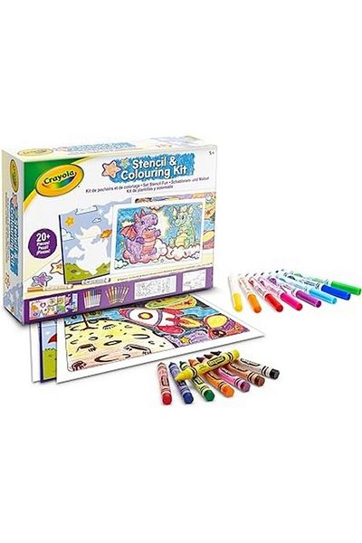 Crayola Creative Activity Stencil and Coloring Kit