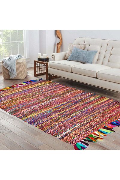 HOMS Bolero Homs jute rug, brick, 80X140 cm, 10305