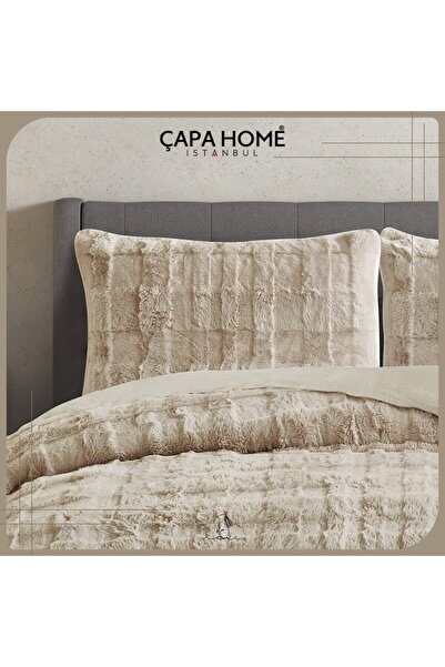 Çapa Home Rabbit Tavşan Tüyü Tek Kişilik Yatak Örtüsü çapa home