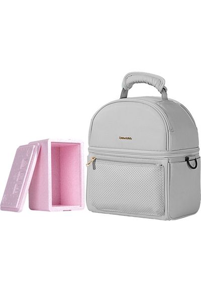 Sunveno - Insulated Lunch Bag wt Thermos Box - Grey