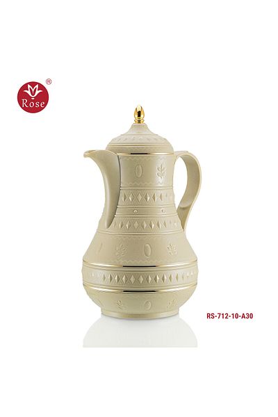 Rose Thermos 712 litres gold tea wrap