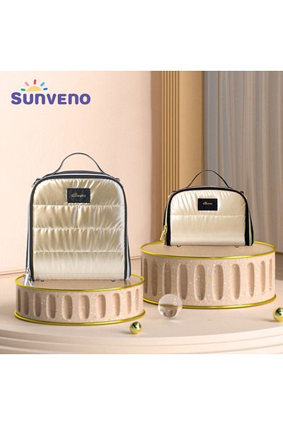 Sunveno Thermal Insulated Lunch Bag / Milk Bag - Gold Large