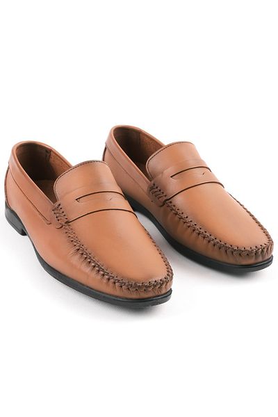 Lal Shoes & Bags Ανδρικά παπούτσια από γνήσιο δέρμα με λεπτομέρεια ραφής