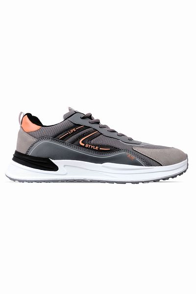 Lal Shoes & Bags Ανδρικά αθλητικά παπούτσια με κορδόνια Tesra-SMOKED