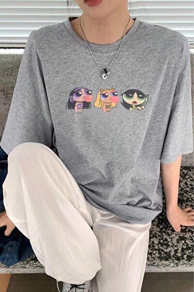 stg spor toptan giyim Tricou pentru femei, supradimensionat, cu model larg, G...