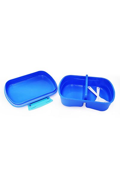 Eazy Kids - Set of 2 - Lunch Box & Water Bottle - Astronaut Blue