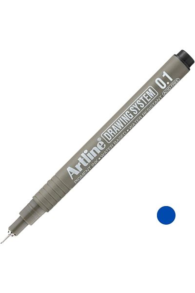 artline For Technical and Precision Drawing - 0.1 mm Blue Drawing System 231 Pen