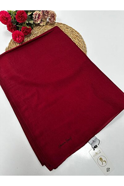 HAREM SCARF حريم فوال شال حريري بورجوندي HVH0223