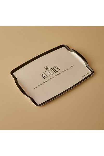 Bella Maison My Kitchen Melamine Tray Black (42X31 cm)