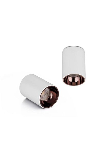 ULTRAS PERA 3000K Cylinder Led Spotlight - Surface Mounted, White-Rose-Black