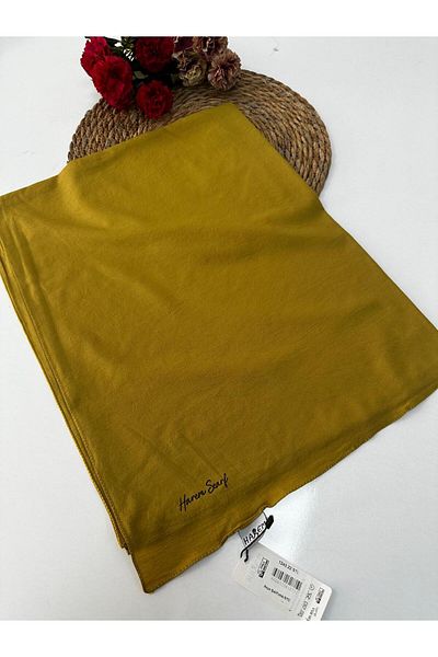 HAREM SCARF Βαμβακερό σάλι ασιατικού χαρέμι ​​- φιστίκι HFA0134