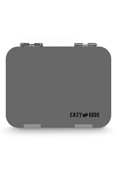 Eazy Kids 6 & 4 Convertible Bento Lunch Box - Grey